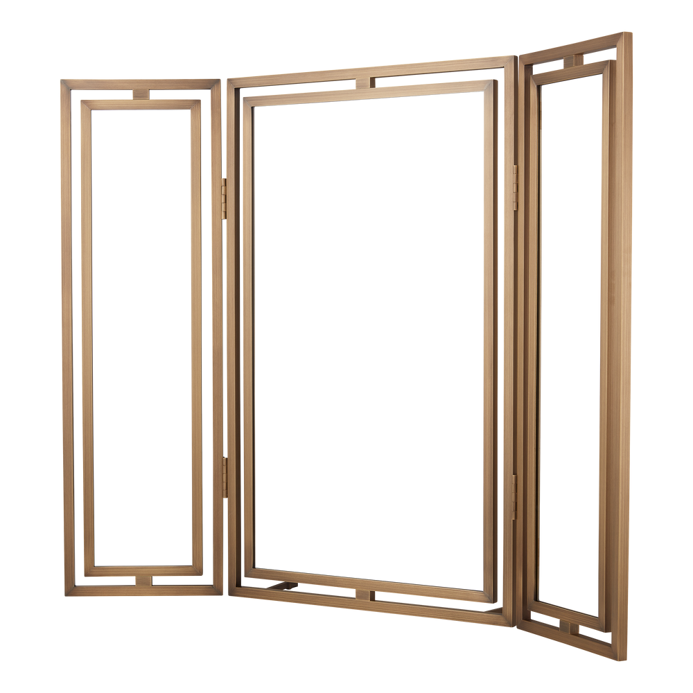 Armac_Martin_Claremont_Panelled_Dressing_Table_Mirror_Aged_Brass