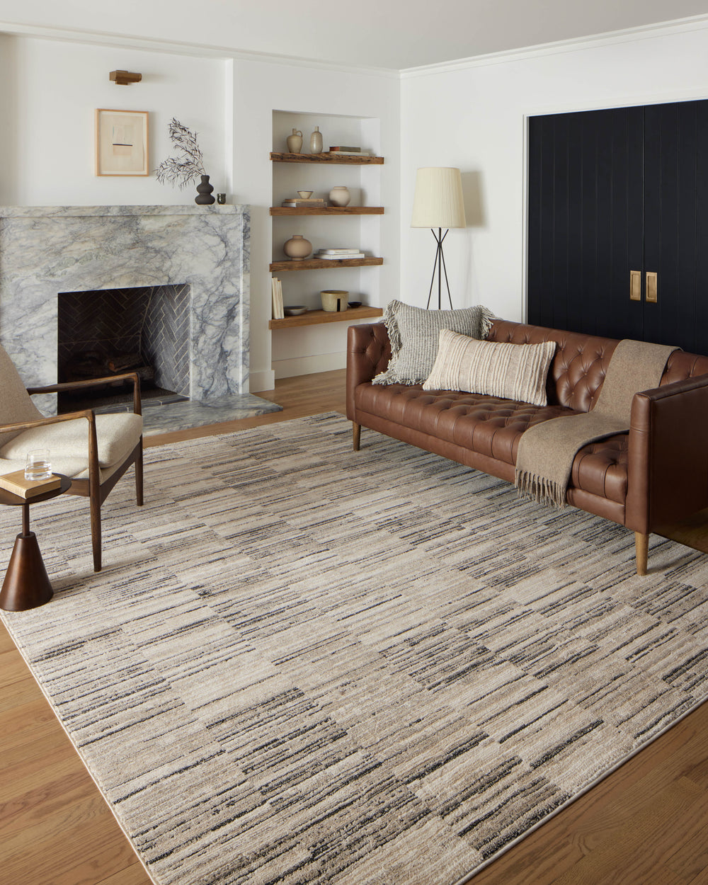 DAR-01 LOLOI DARBY CHARCOAL / SAND