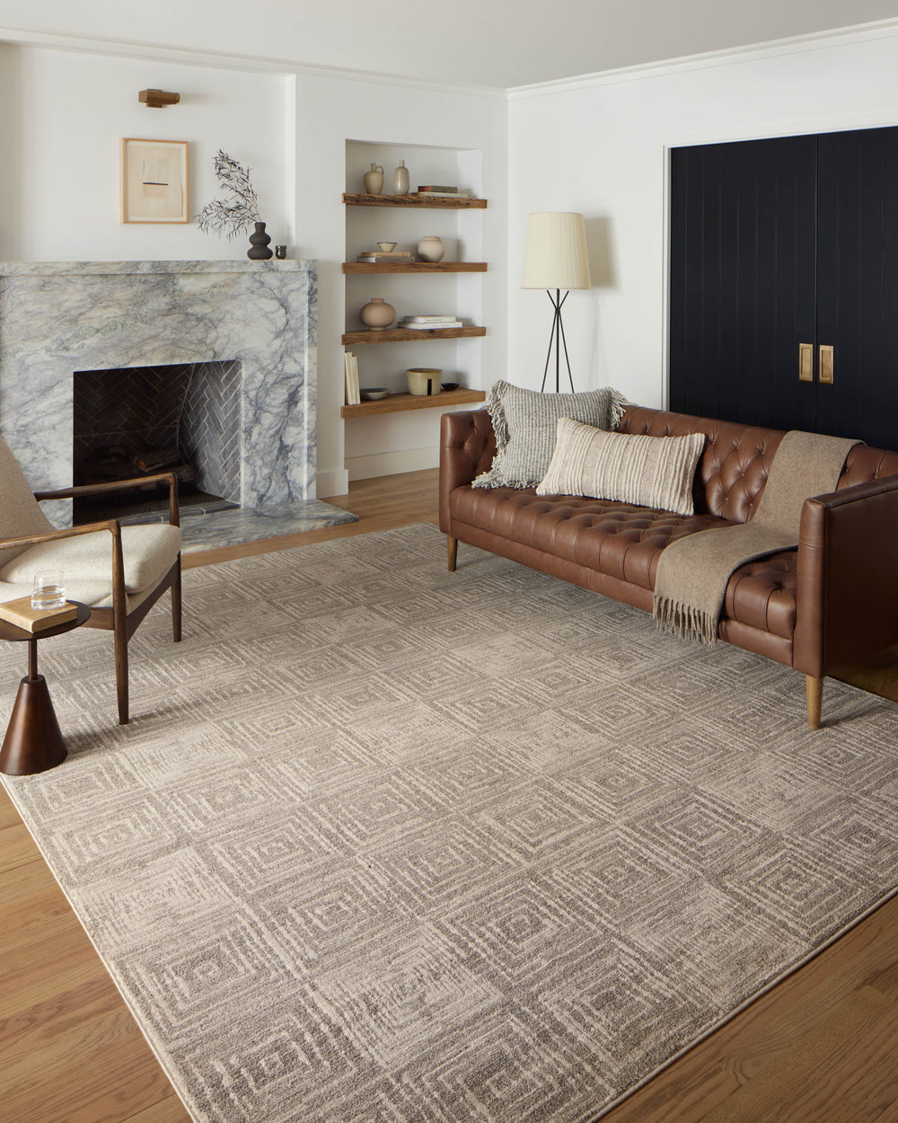 Darby Beige / Grey Rug (DAR-05)