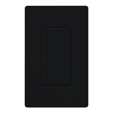 Lutron Claro Blank Insert for Designer Style Openings, Complements Lutron Claro Wallplates, DV-BI-BL, Gloss Black - Union Lighting and Décor