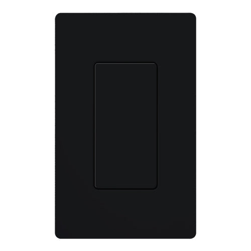 Lutron Claro Blank Insert for Designer Style Openings, Complements Lutron Claro Wallplates, DV-BI-BL, Gloss Black - Union Lighting and Décor