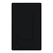 Lutron Claro Blank Insert for Designer Style Openings, Complements Lutron Claro Wallplates, DV-BI-BL, Gloss Black - Union Lighting and Décor