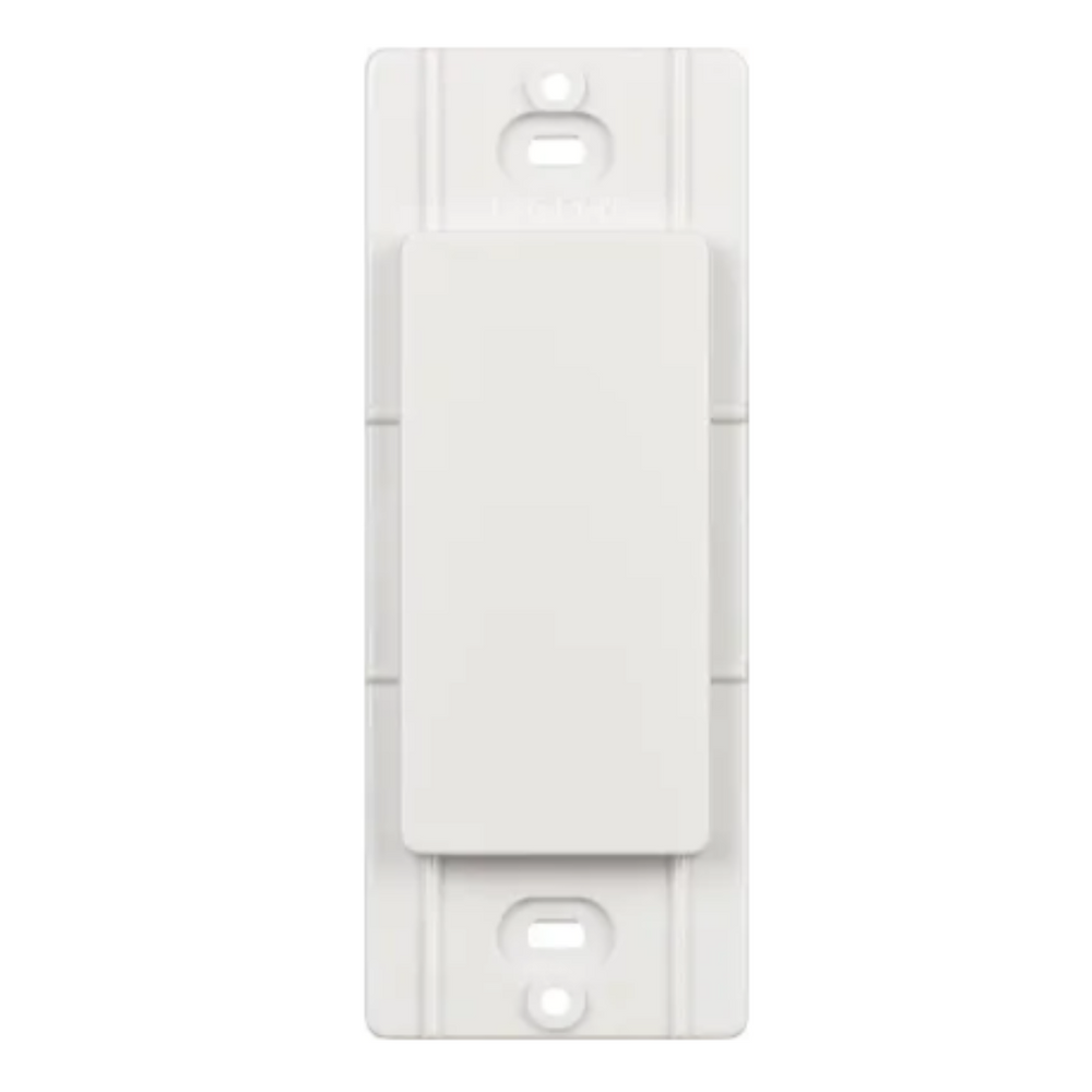 Lutron Claro Blank Insert for Designer Style Openings, Complements Lutron Claro Wallplates, DV-BI-WH, Gloss White - Union Lighting and Décor