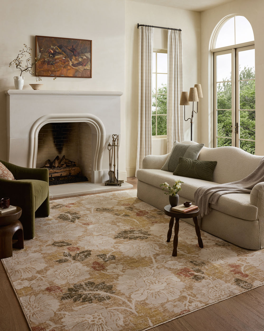 Tapis Eileen naturel / multicolore (ELE-03)