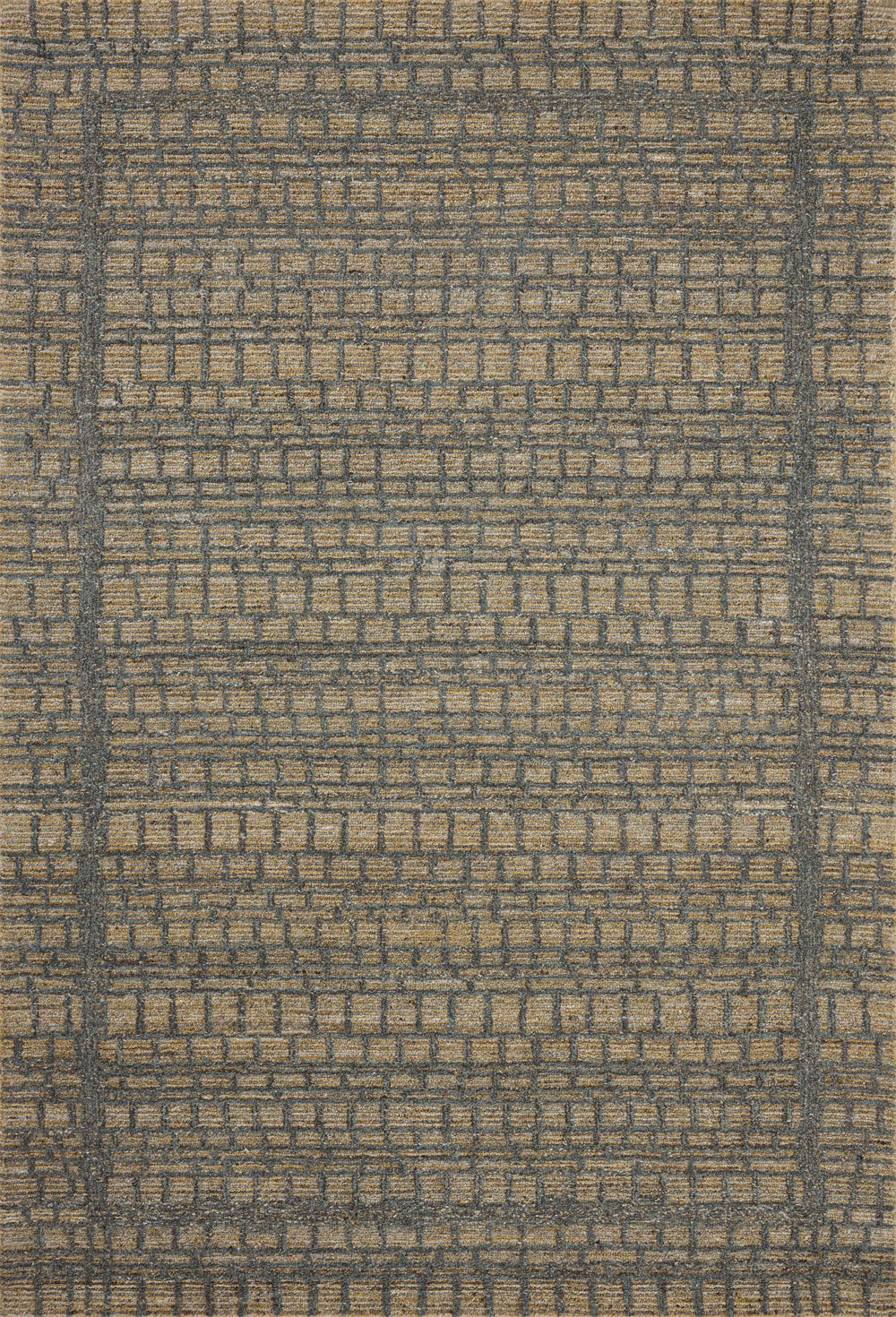 ELA-05 Elias Wheat / Charcoal Tapis