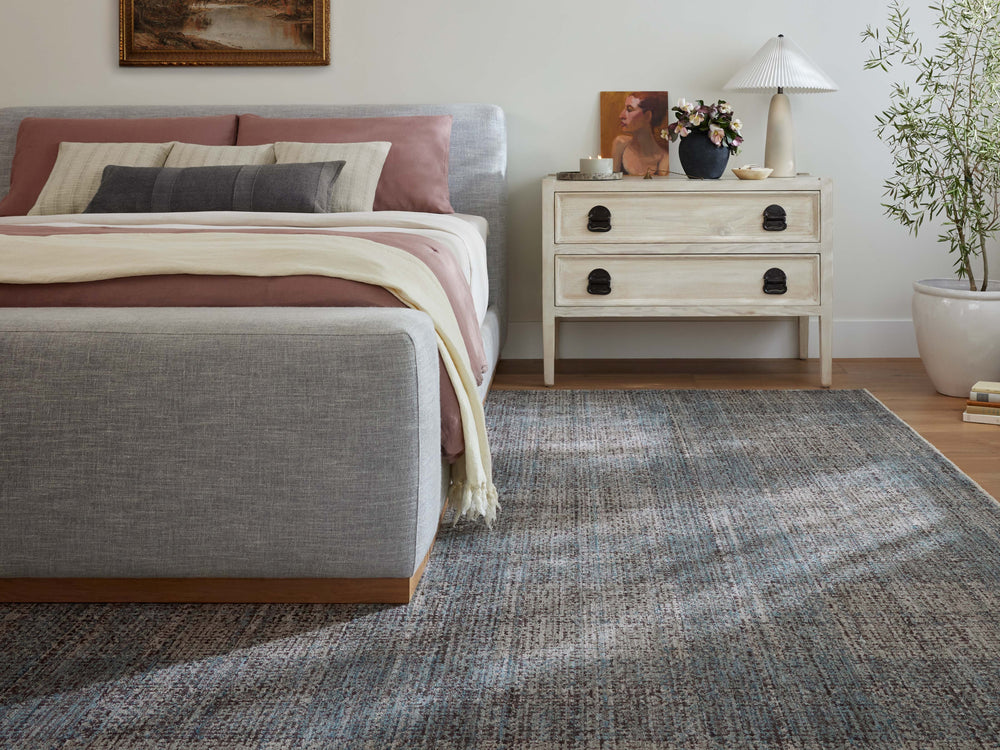 Ember Denim / Charcoal Rug (EMB-09)