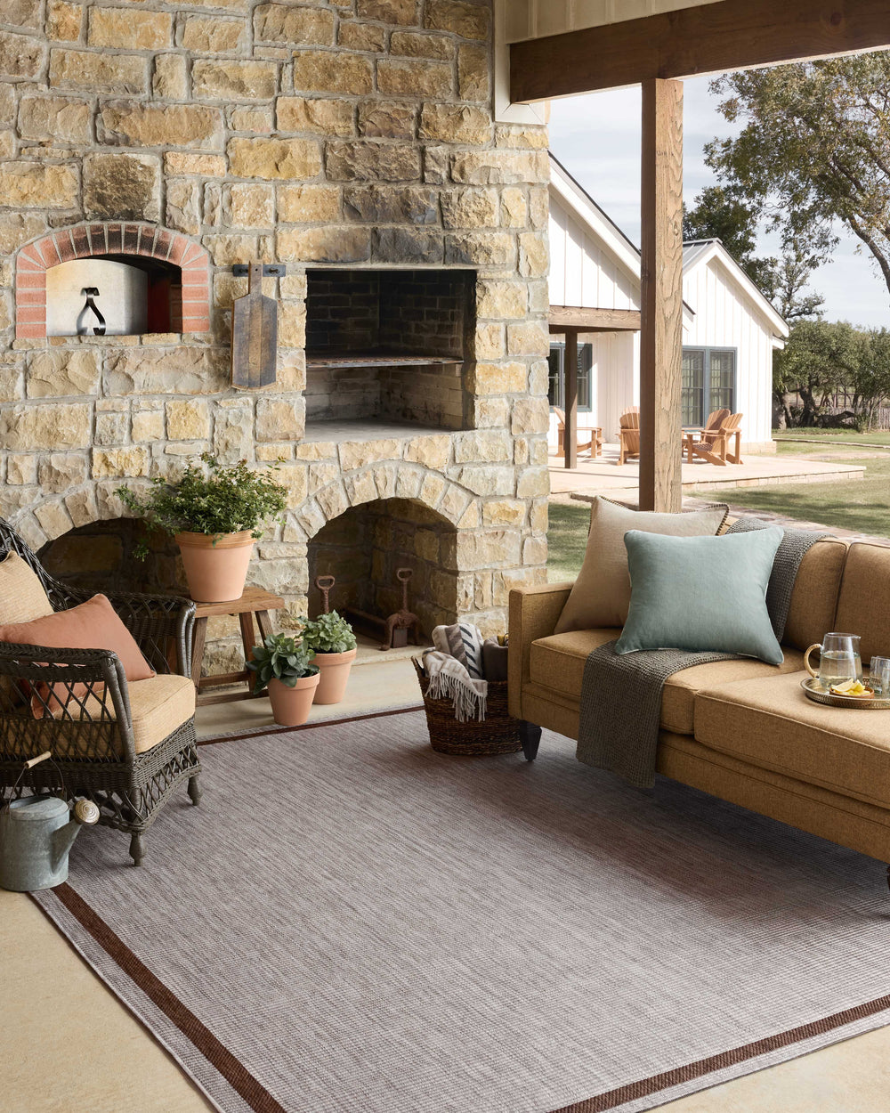 ESN-02 Easton Dove/Coffee Rug