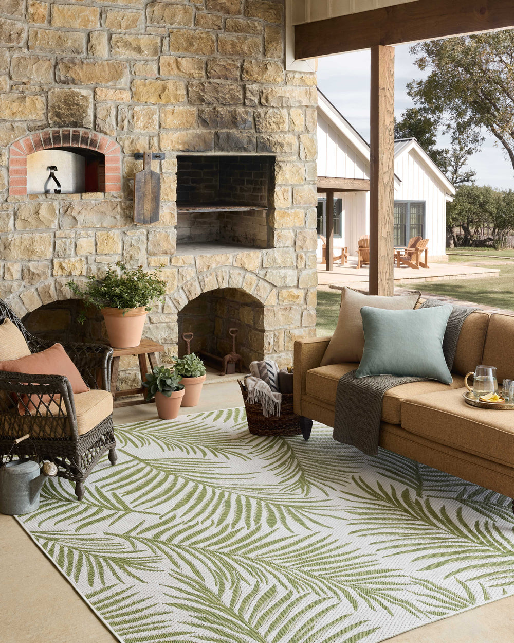 ESN-06 Easton Ivory/Green Rug