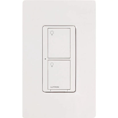 Lutron Caseta Smart Switch PRO, No Neutral Required, 5A Lighting or 3A General Fan Load, 120/277V, Single Pole/3-Way, PD-5WS-DV-WH,  - Union Lighting and Décor
