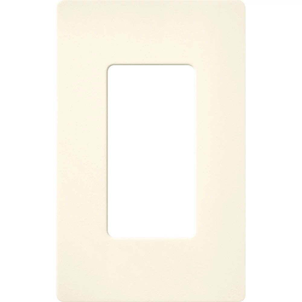 Lutron Claro 1 Gang Wall Plate for Decorator/Designer Paddle Switches and Dimmers, SC-1-BI, Satin Biscuit - Union Lighting and Décor