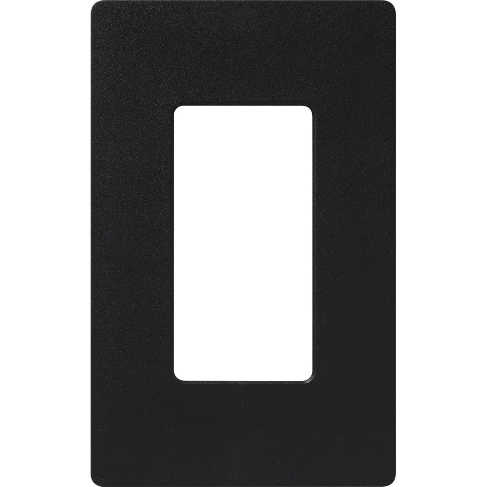 Lutron Claro 1 Gang Wall Plate for Decorator/Designer Paddle Switches and Dimmers, SC-1-MN, Satin Midnight - Union Lighting and Décor