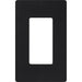 Lutron Claro 1 Gang Wall Plate for Decorator/Designer Paddle Switches and Dimmers, SC-1-MN, Satin Midnight - Union Lighting and Décor