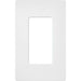 Lutron Claro 1 Gang Wall Plate for Decorator/Designer Paddle Switches and Dimmers, SC-1-SW, Satin Snow - Union Lighting and Décor