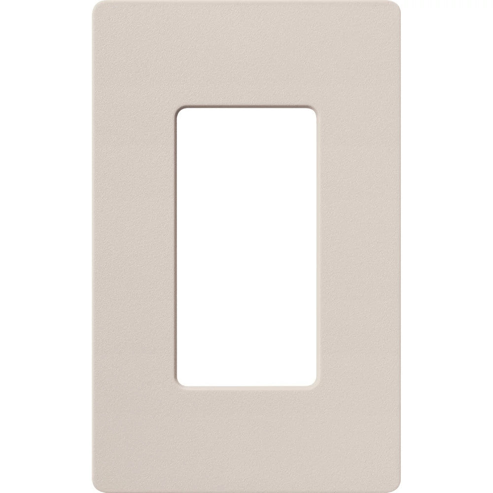 Lutron Claro 1 Gang Wall Plate for Decorator/Designer Paddle Switches and Dimmers, SC-1-TP, Satin Taupe - Union Lighting and Décor