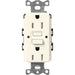 Lutron Claro Tamper-Resistant GFCI Duplex Receptacle, 15-Amp, Self-Testing, SCR-15-GFST-BI, Satin Biscuit - Union Lighting and Décor