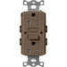 Lutron Claro Tamper-Resistant GFCI Duplex Receptacle, 15-Amp, Self-Testing, SCR-15-GFST-EP, Satin Espresso - Union Lighting and Décor