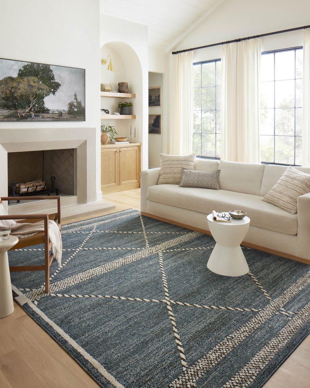 Fabian Denim / Charcoal Rug (FAB-01)