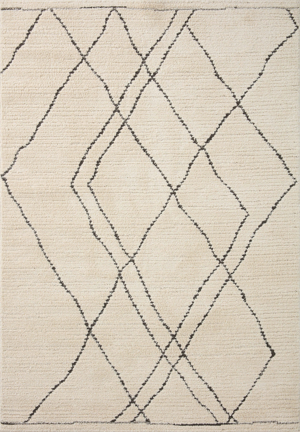 FAB-02 Loloi Fabian Ivory / Charcoal Rug