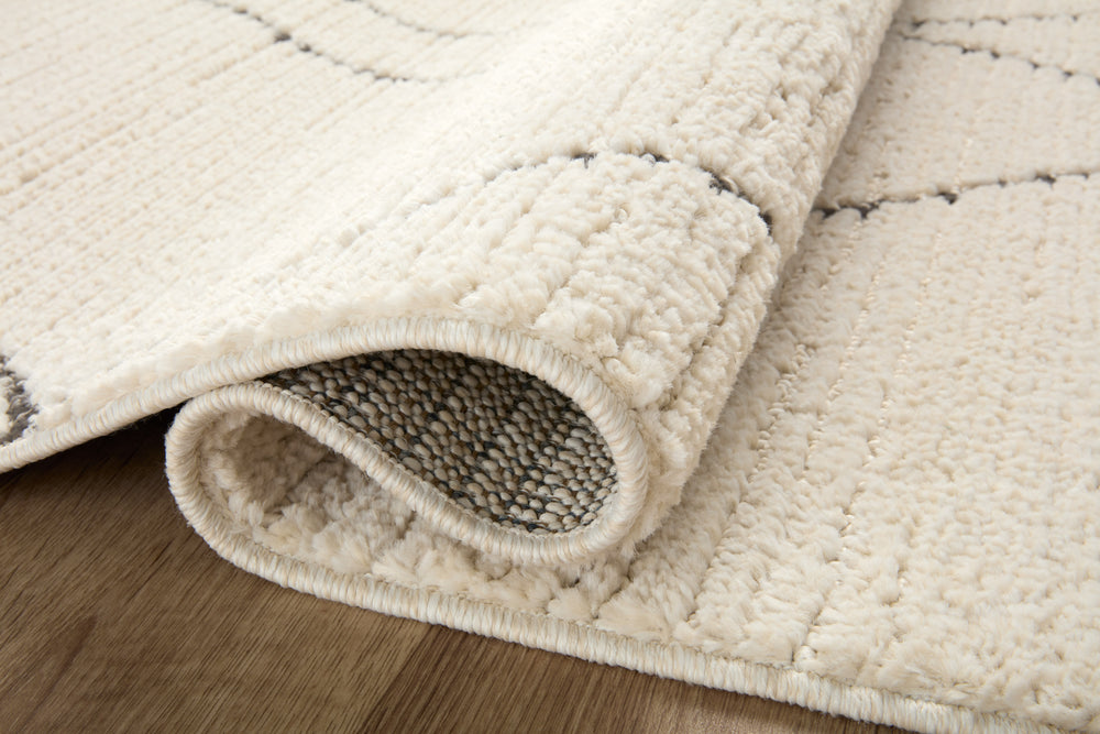 Fabian Ivory / Charcoal Rug (FAB-02)