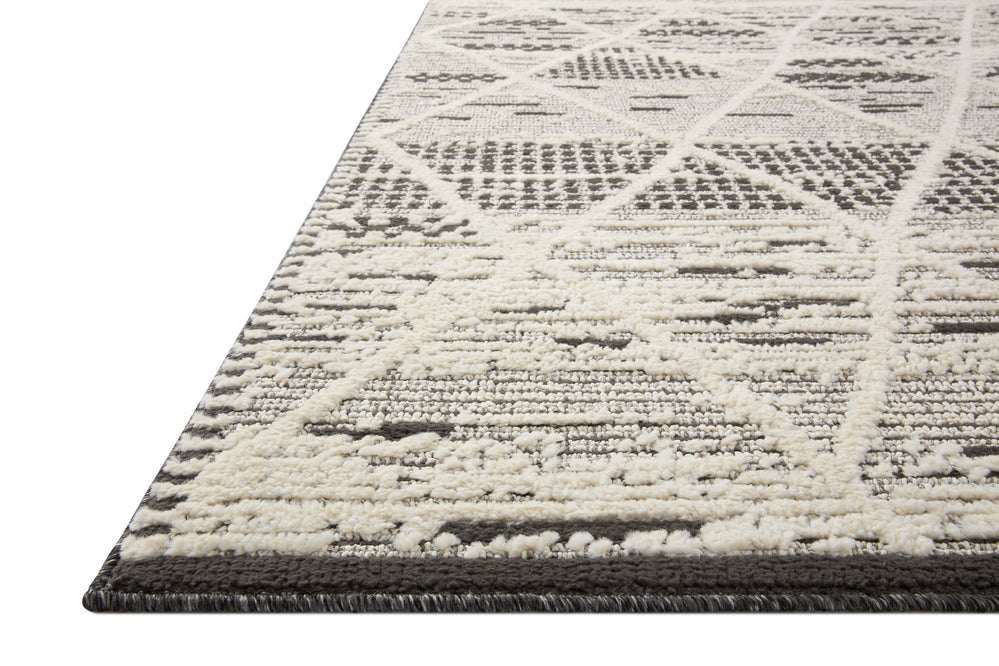 Fab-03 LOLOI Fabian Charcoal / Ivory Rug