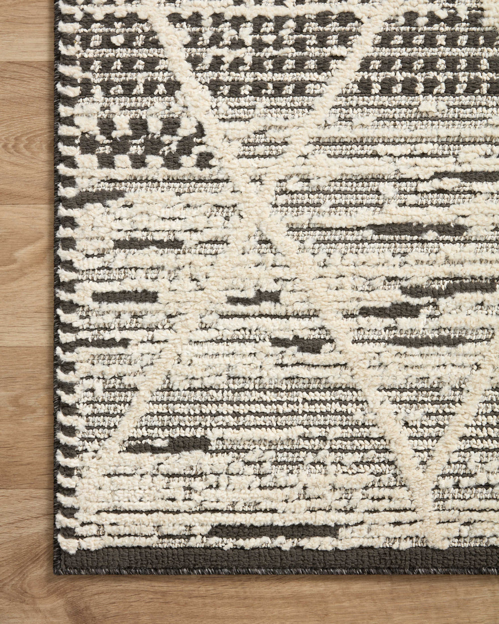 Fab-03 LOLOI Fabian Charcoal / Ivory Rug
