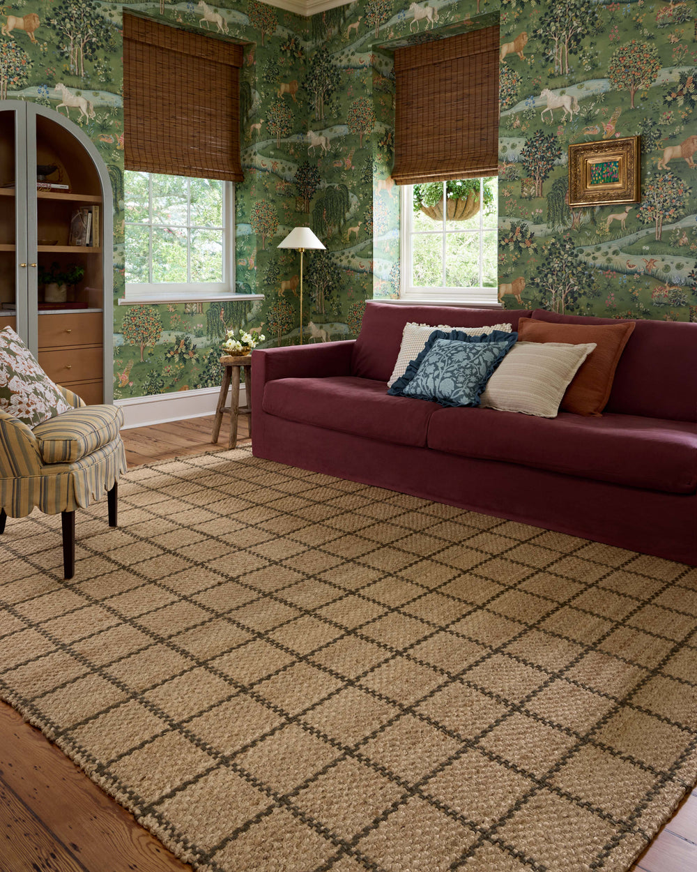 Fletcher Natural / Olive Rug (FLE-01)