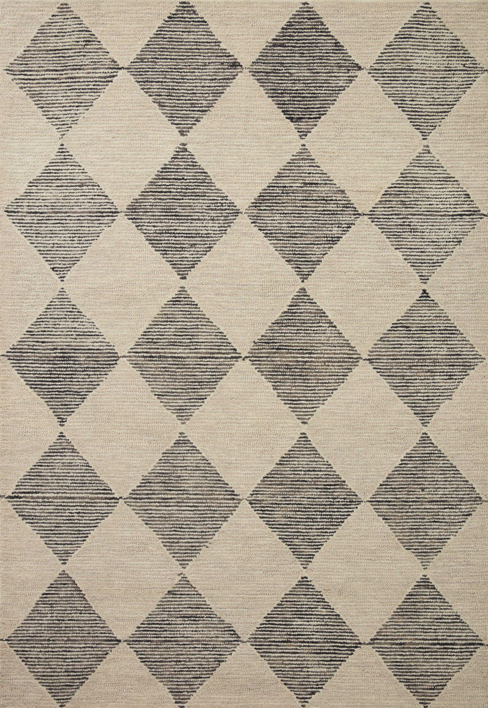 Francis Beige / Charcoal Rug (FRA-01)