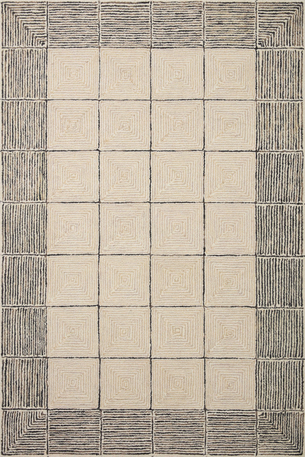 FRA-02 Loloi Francis Cream / Black Rug