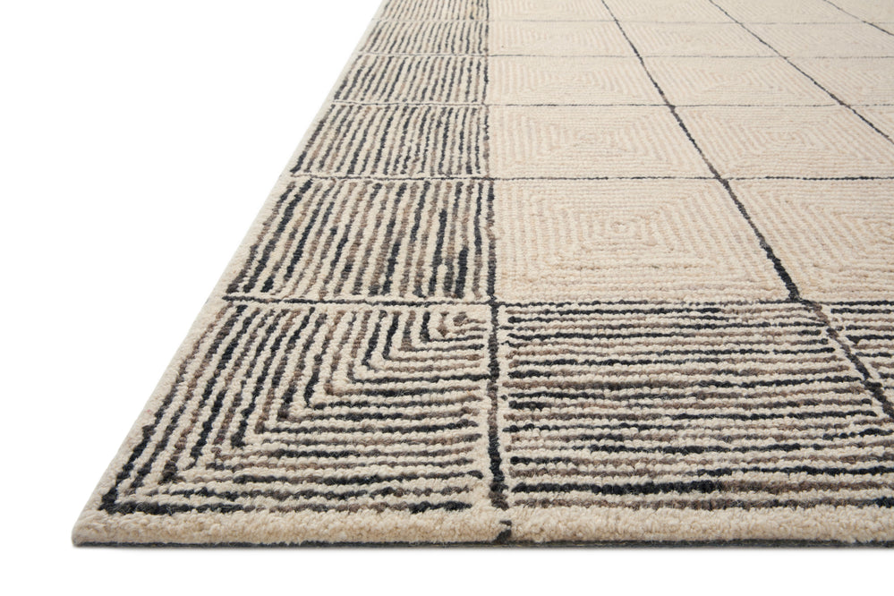 FRA-02 Loloi Francis Cream / Black Rug