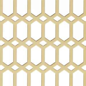  Vertical Honeycomb Perforated Grille In Aluminium with Coarse Mesh