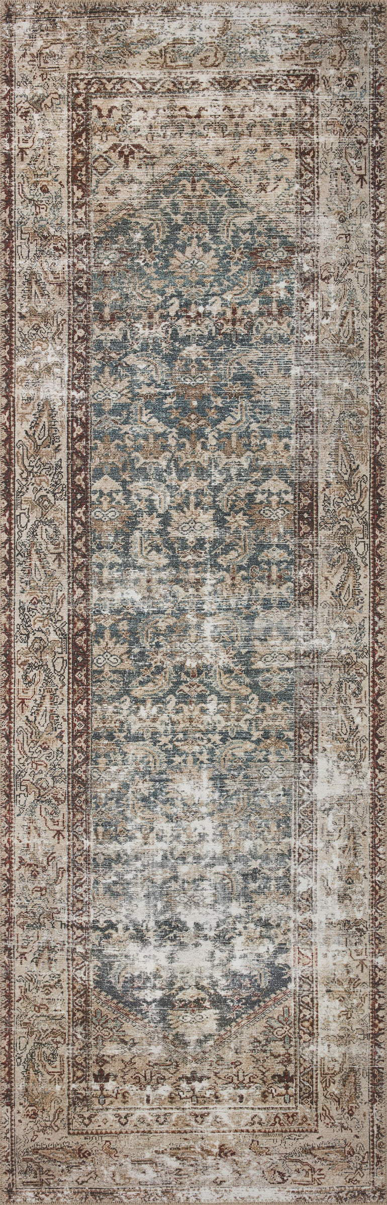 Georgie Teal / Antique Rug (GER-04)