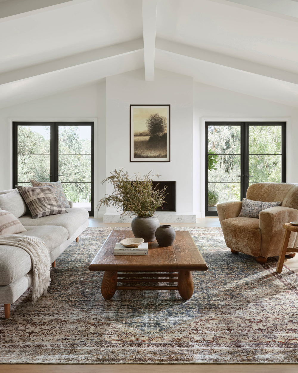Georgie Teal / Antique Rug (GER-04)