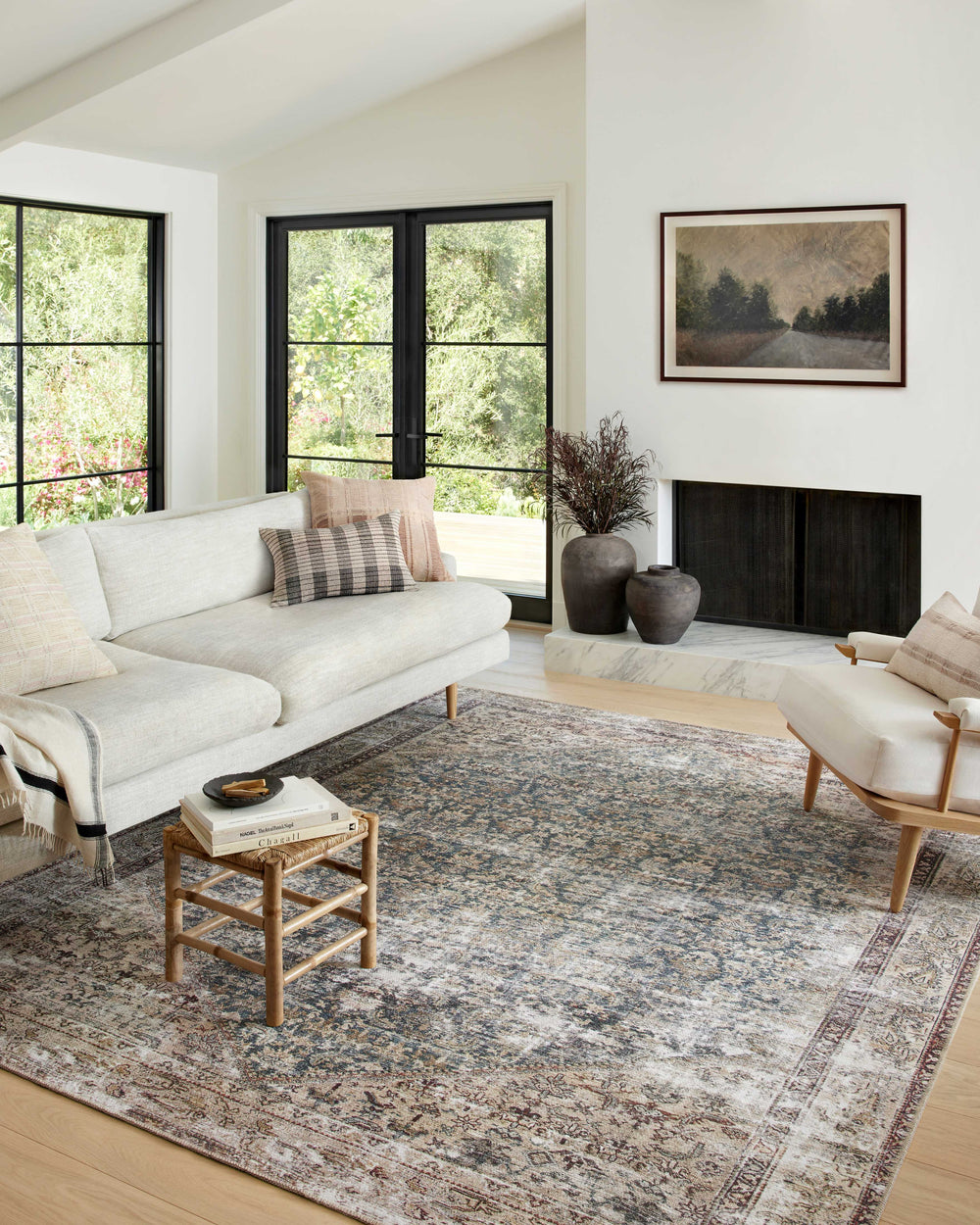 Georgie Teal / Antique Rug (GER-04)