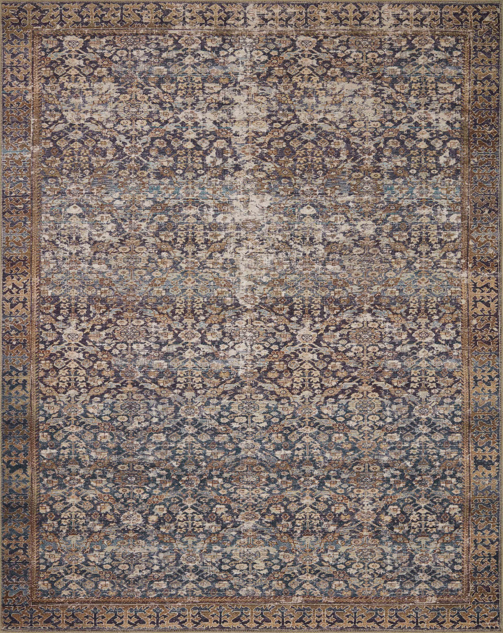 Tapis Georgie Denim / Spice (GER-05)