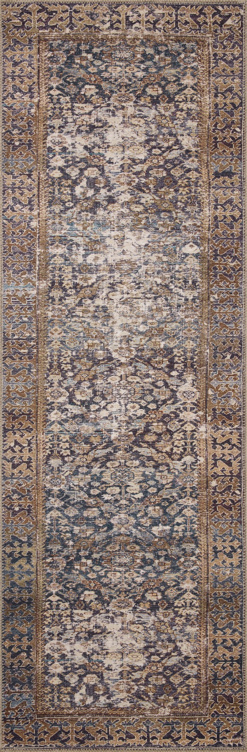 Tapis Georgie Denim / Spice (GER-05)