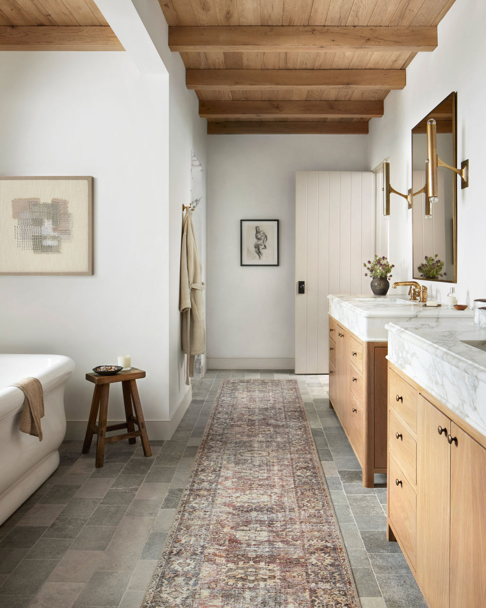 Georgie Bordeaux / Antique Rug (GER-06)