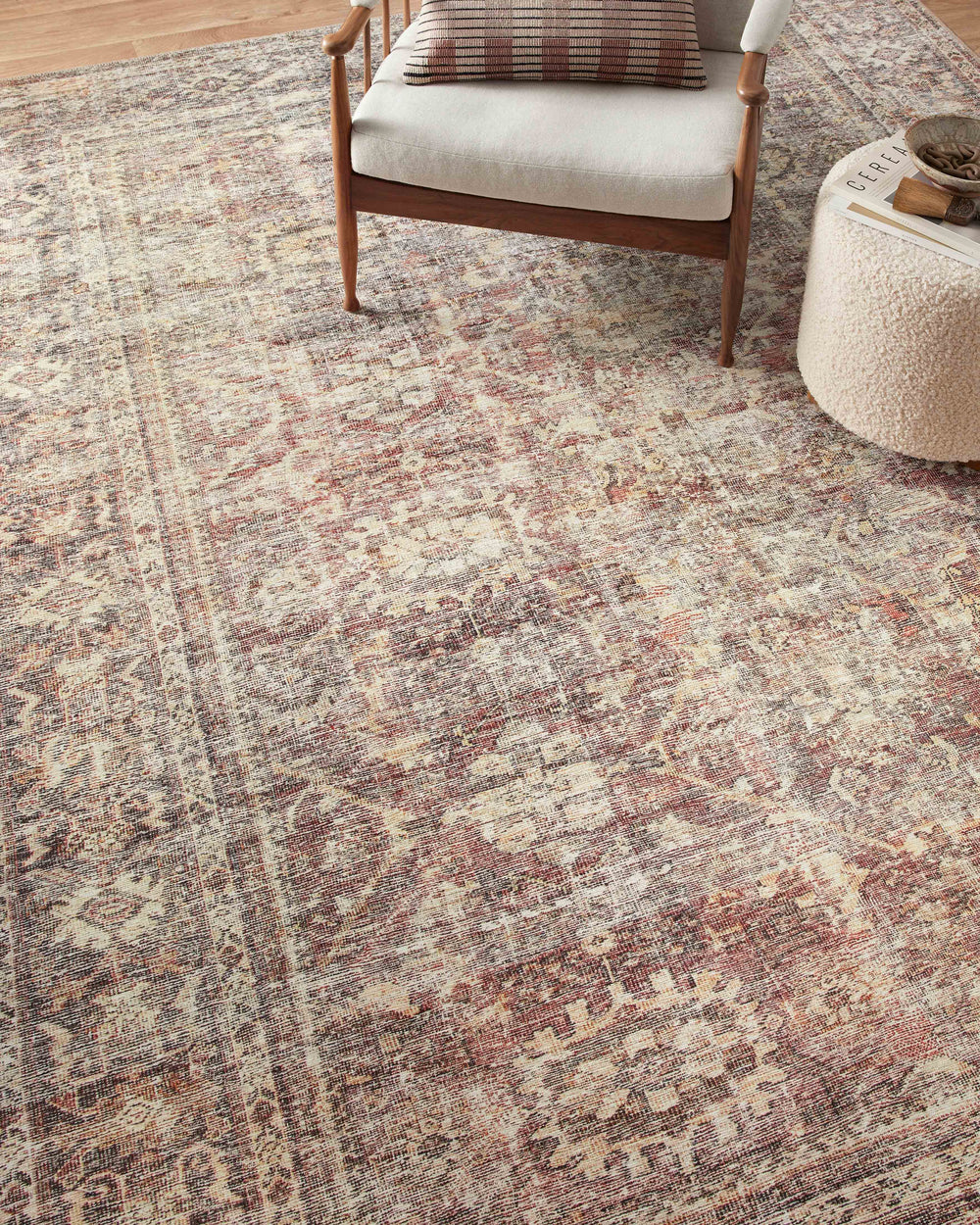 Georgie Bordeaux / Antique Rug (GER-06)