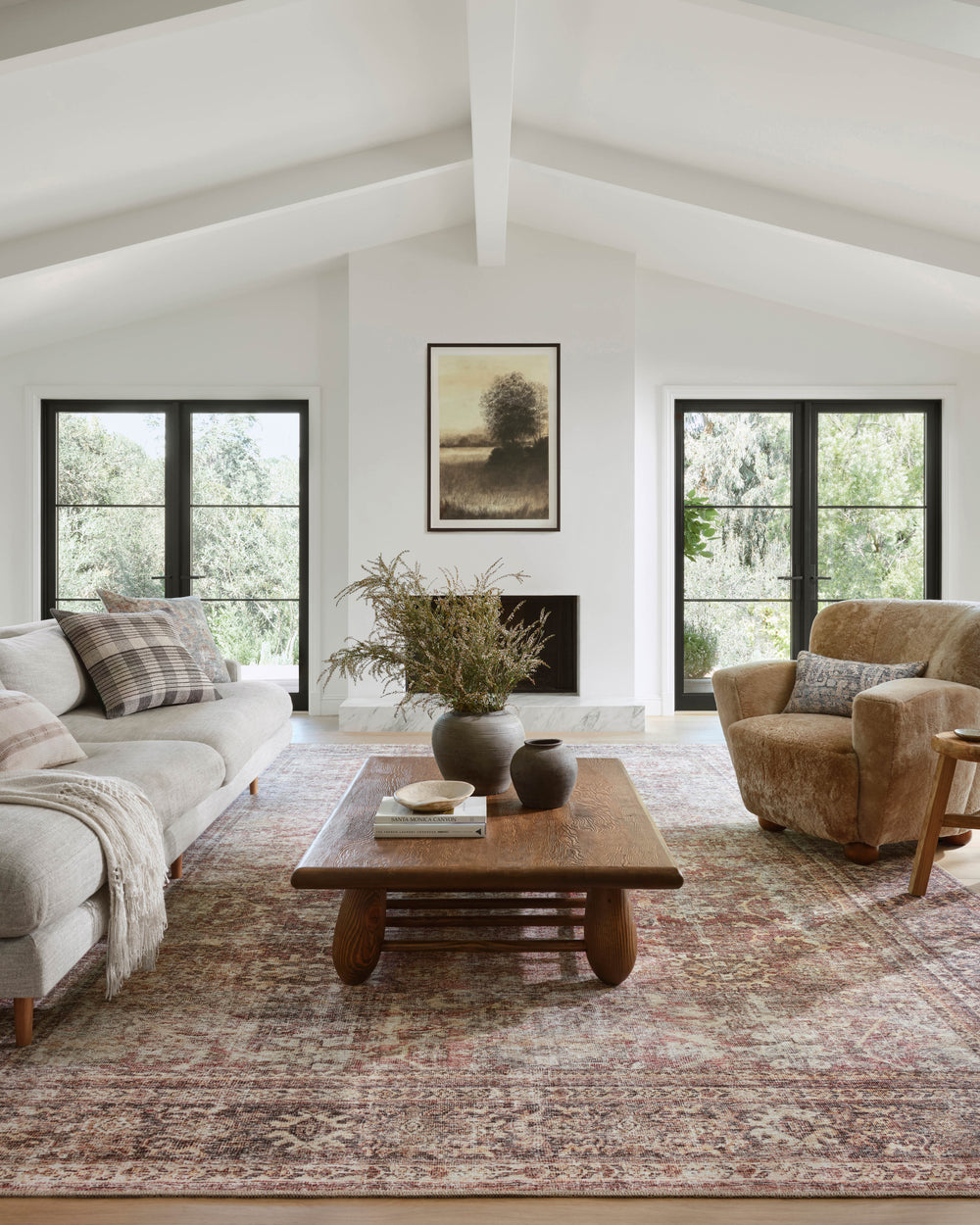 Georgie Bordeaux / Antique Rug (GER-06)