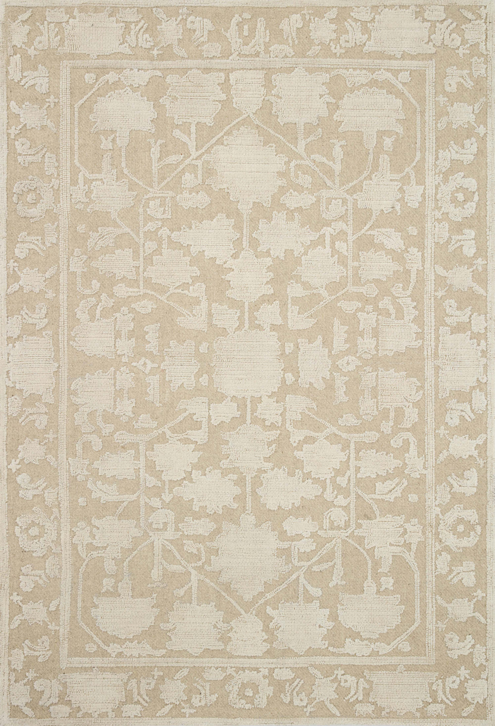 GLO-01 Loloi Gloria Natural / Ivory Rug