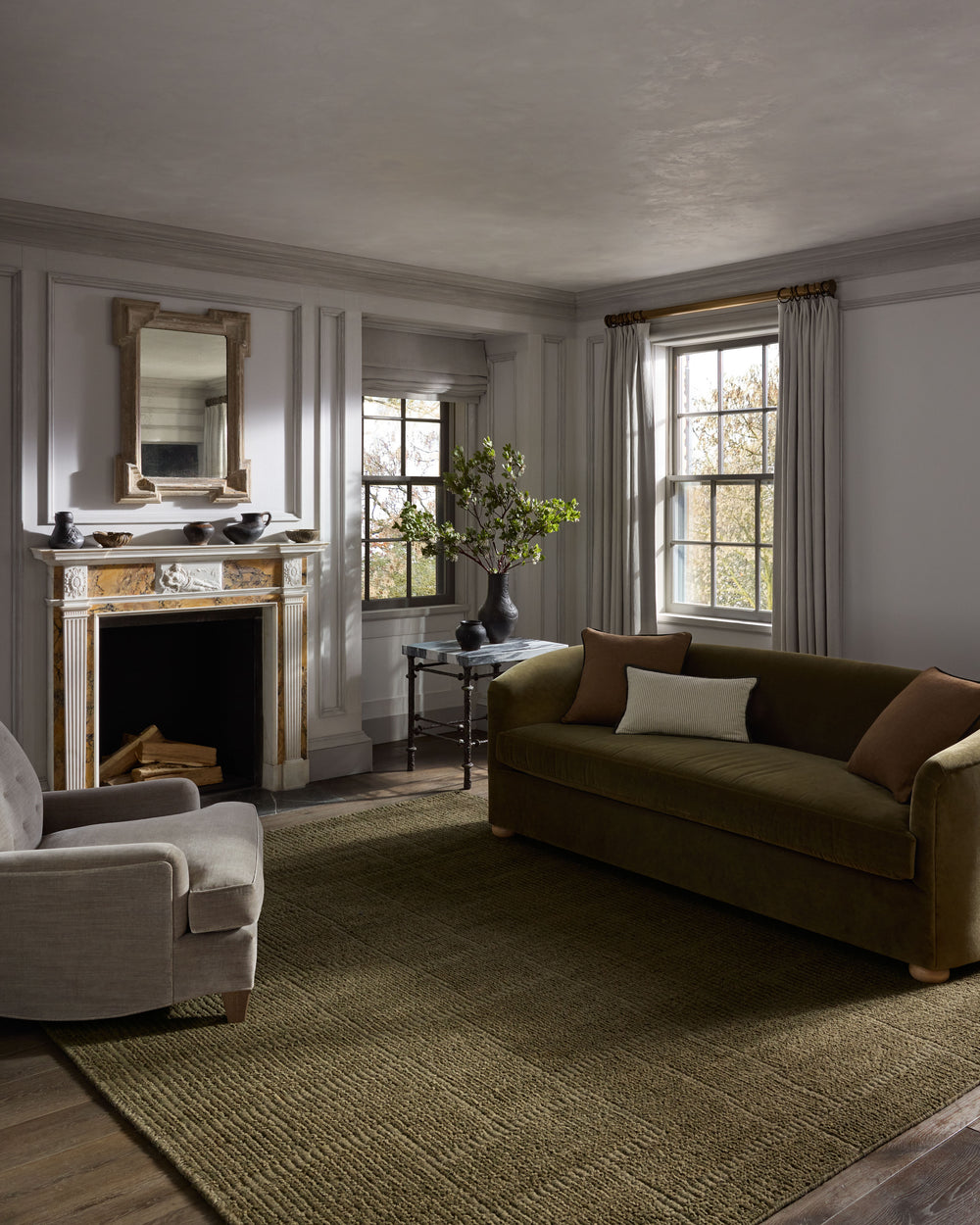 GRN-01 Greenwich Sage Tapis