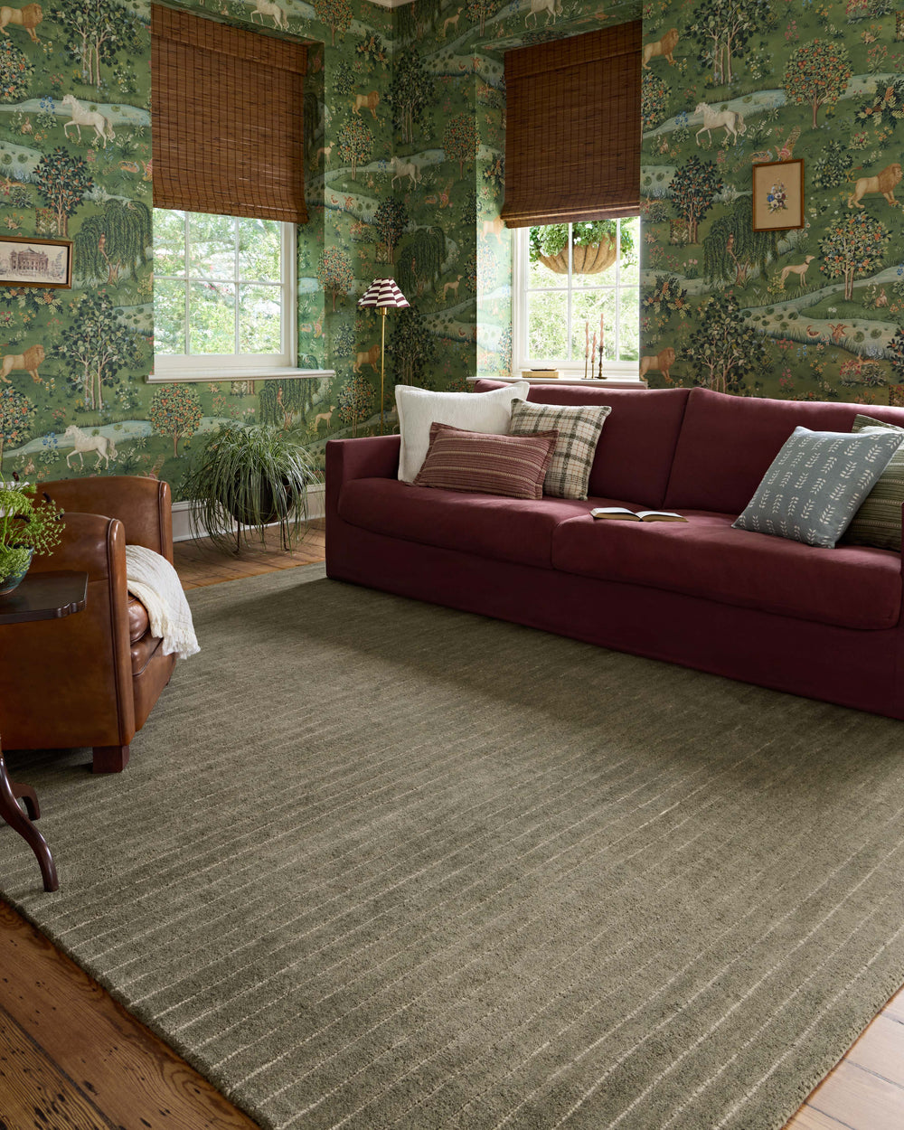 Hé-01 Henry Olive / Ivory Rug