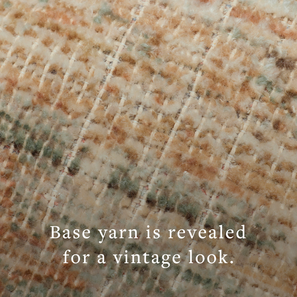 Heritage Aqua / Terracotta Rug (HER-06)