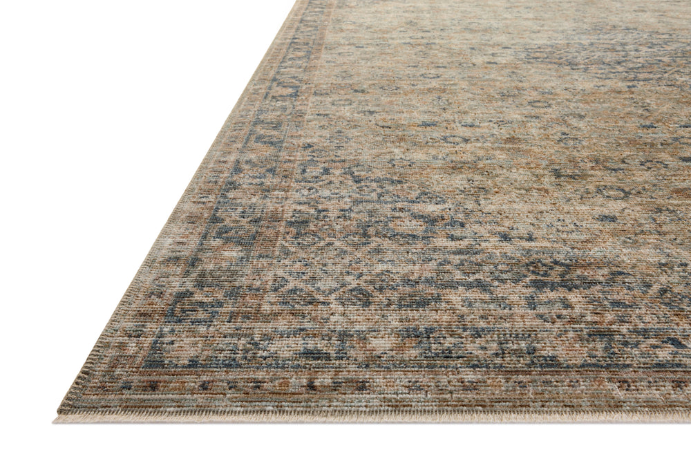 Heritage Sage / Navy Rug (HER-08)
