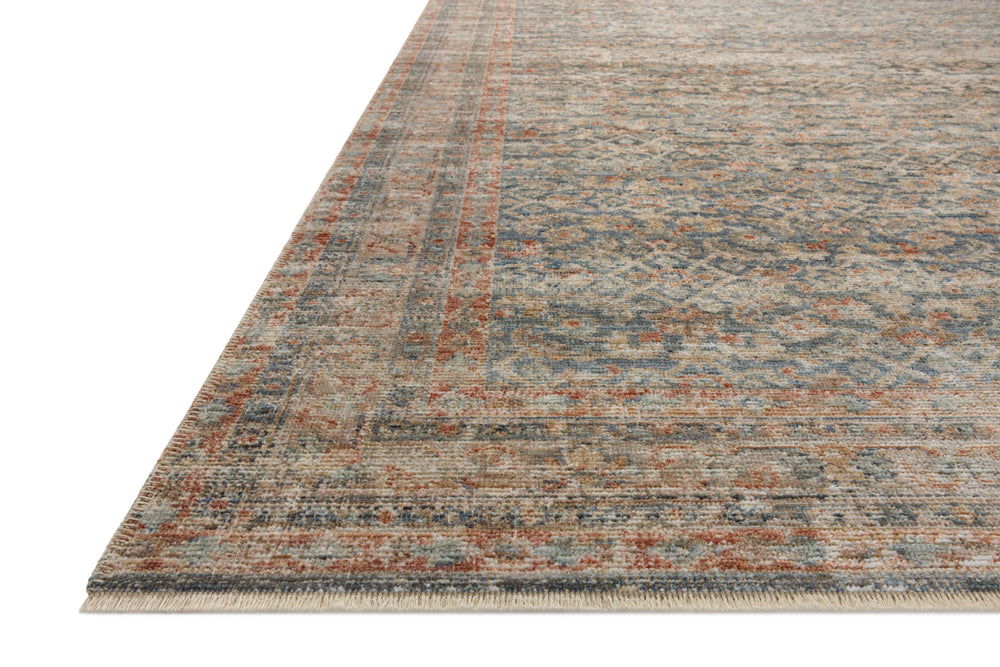 Her-12 Héritage loloi tapis bleu / rouille