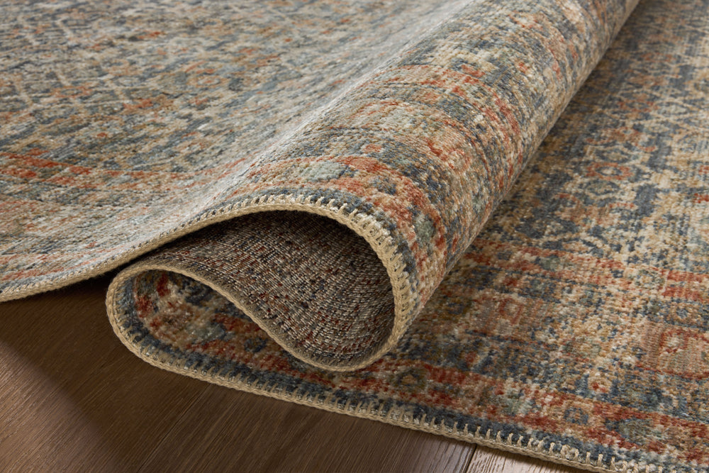 Her-12 Héritage loloi tapis bleu / rouille