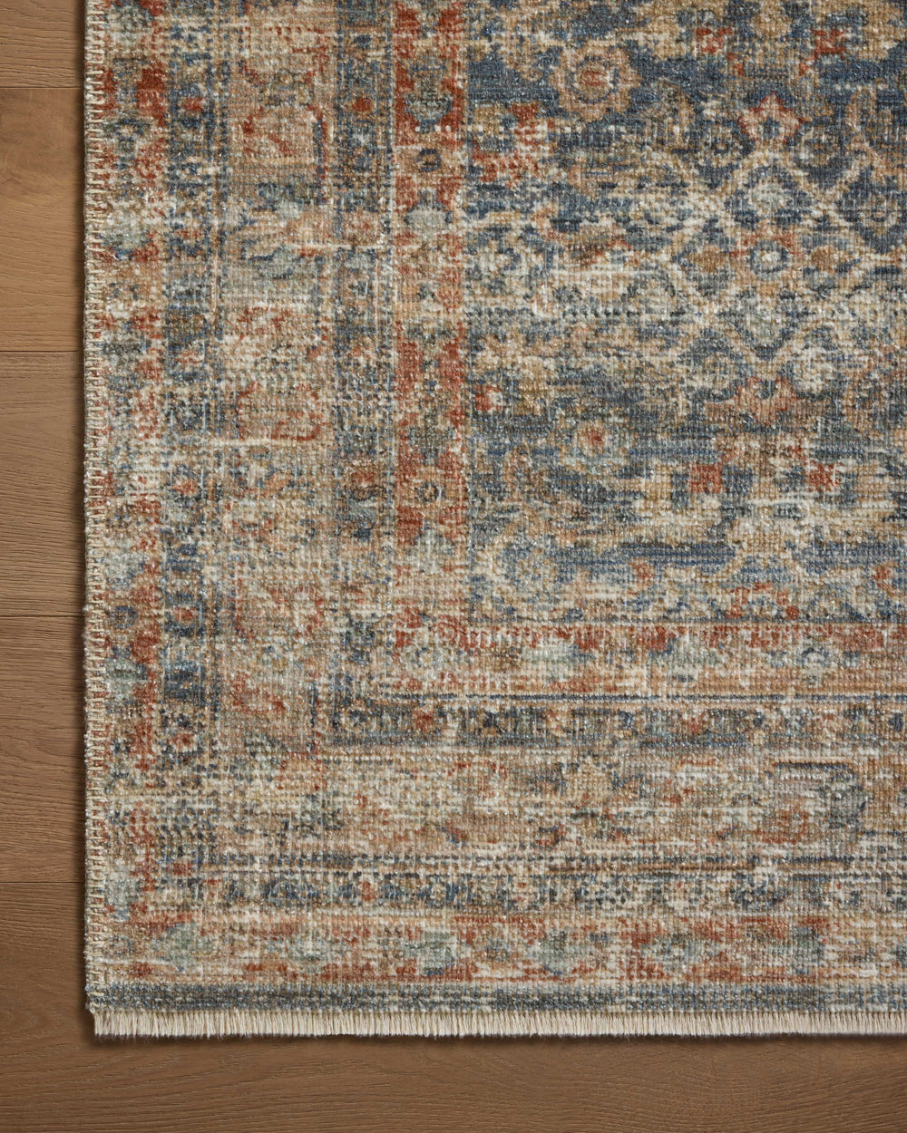 Her-12 Héritage loloi tapis bleu / rouille