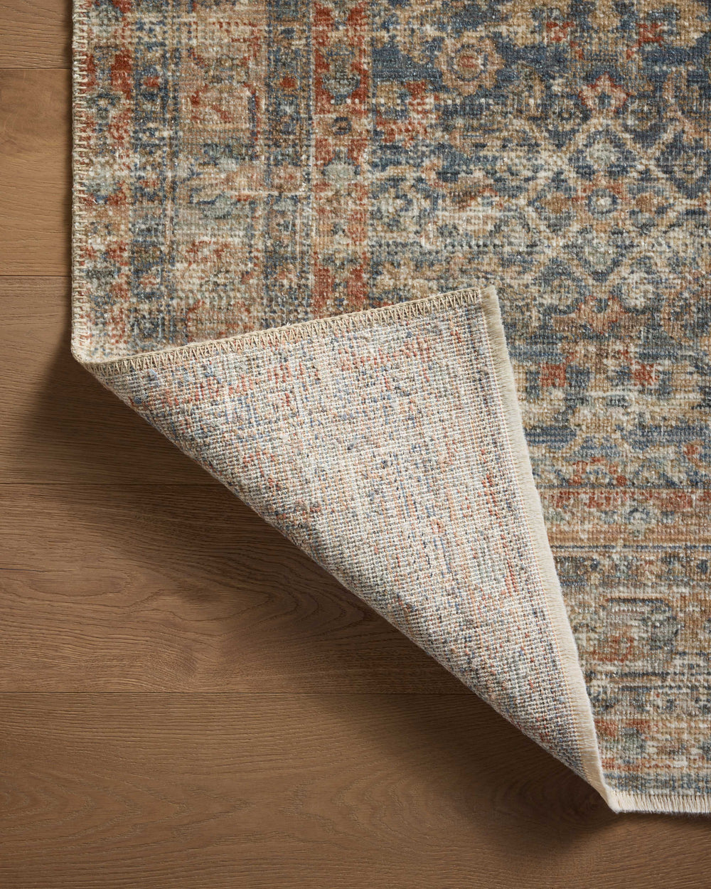 Her-12 Héritage loloi tapis bleu / rouille