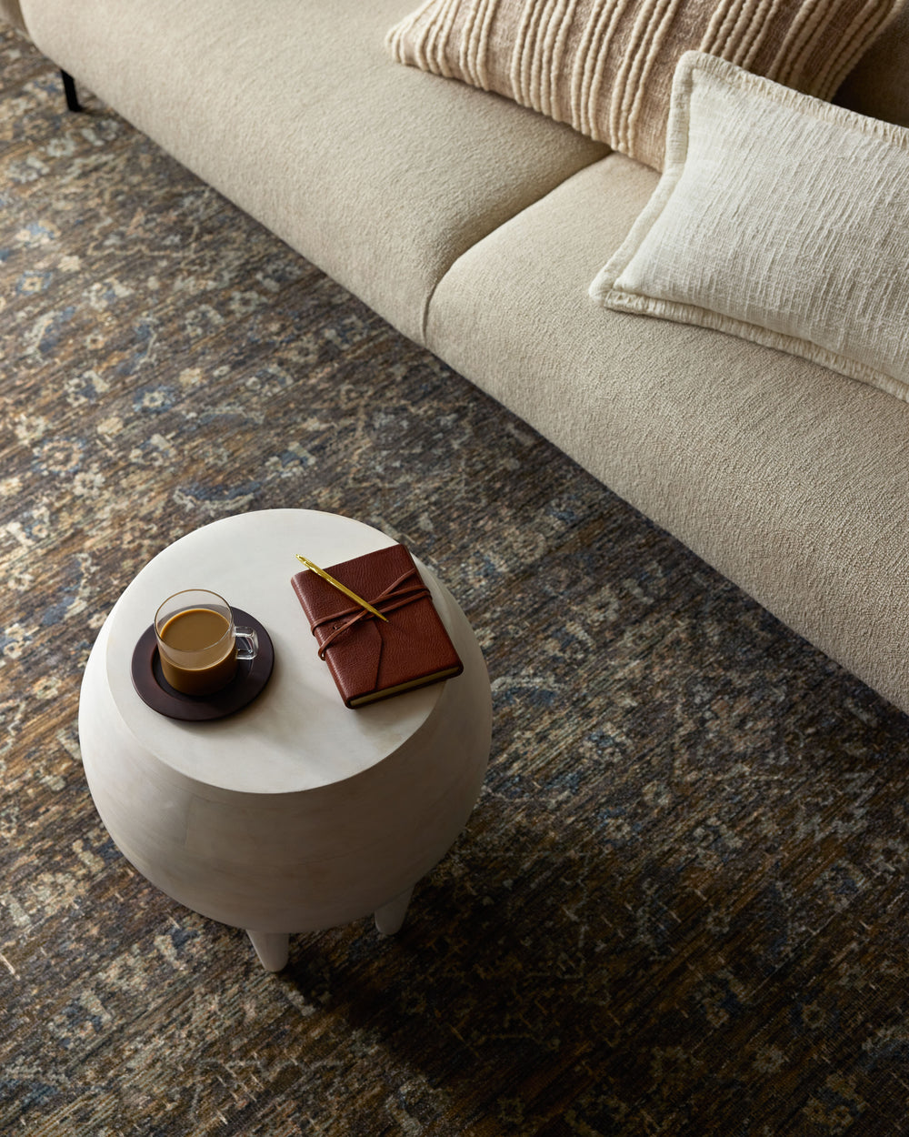 Heritage Lagoon / Tobacco Rug (HER-14)