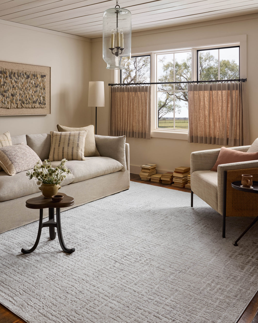 Hol-03 Hollis Ivory / Stone Rug