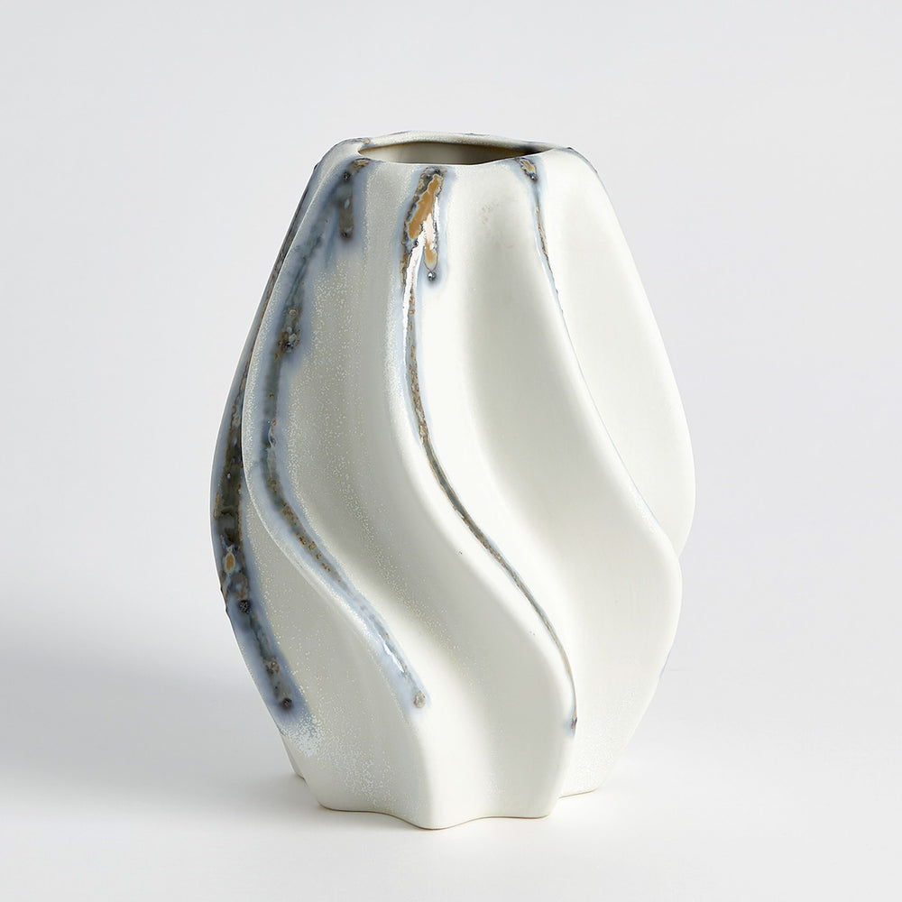 Twist Vases Indigo Drip